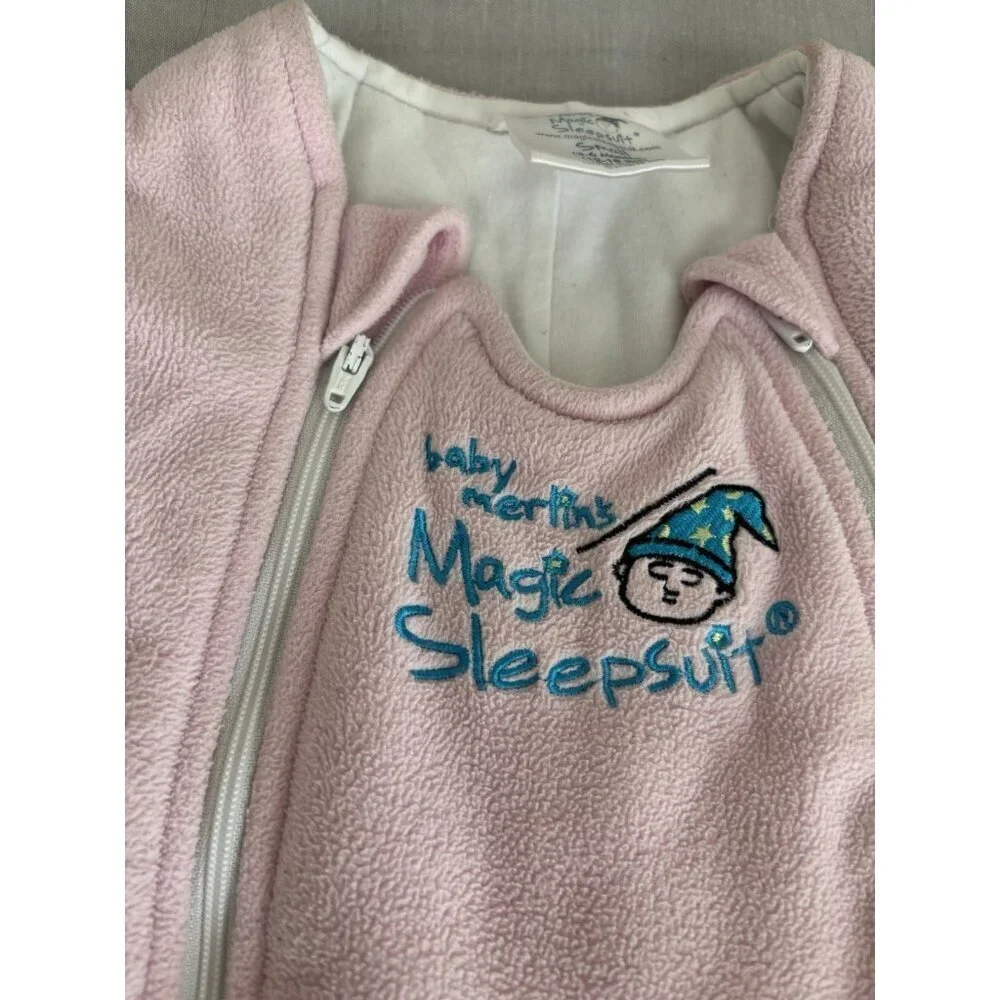 Baby Merlins Magic Sleep suit cotton Small 3-6 Months 12-18 lbs